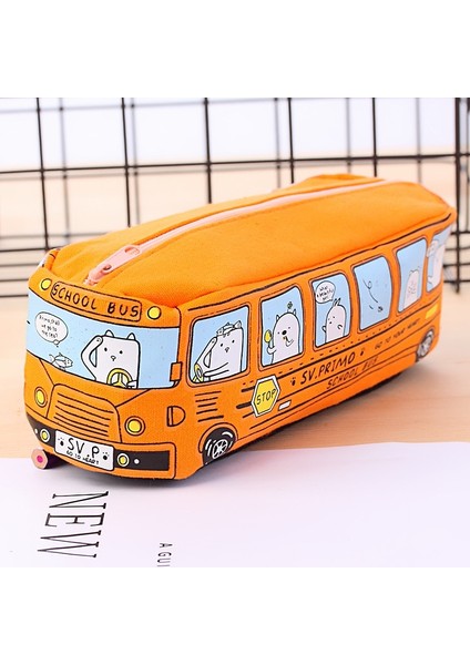 Öğrenci Kalem Kutusu - Turuncu (Yurt Dışından)