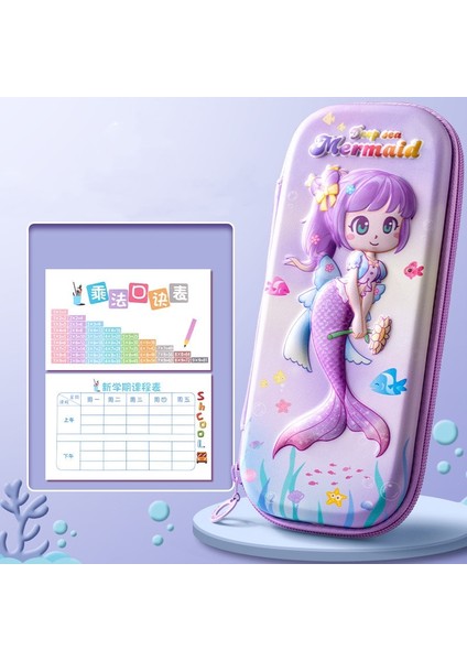 Öğrenci Kalem Kutusu - Mor (Yurt Dışından)