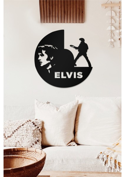Elvis Presley Temalı Dekoratif Ahşap Tablo modelleri