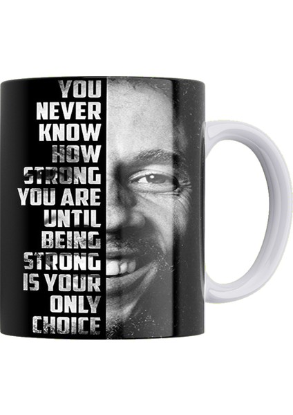 Bob Marley Çift Taraflı Baskılı Porselen Kupa