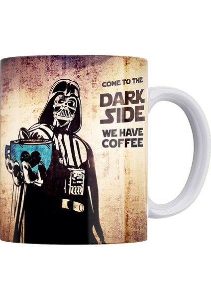 Star Wars Coffee Çift Taraflı Baskılı Porselen Kupa