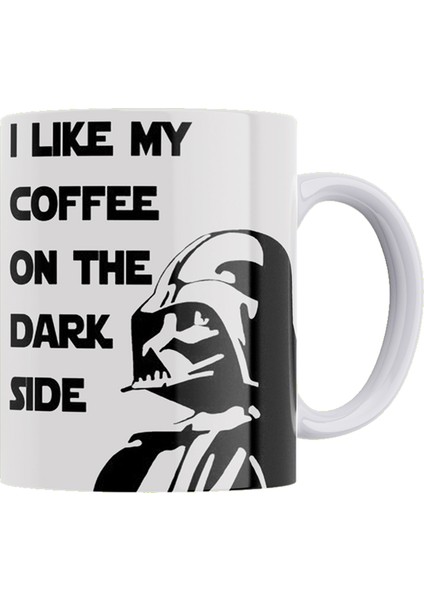 Star Wars Darth Wader Çift Taraflı Baskılı Porselen Kupa