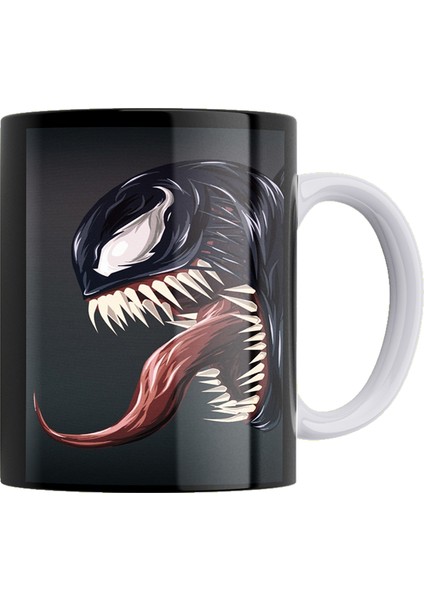 Venom Çift Taraflı Baskılı Porselen Kupa
