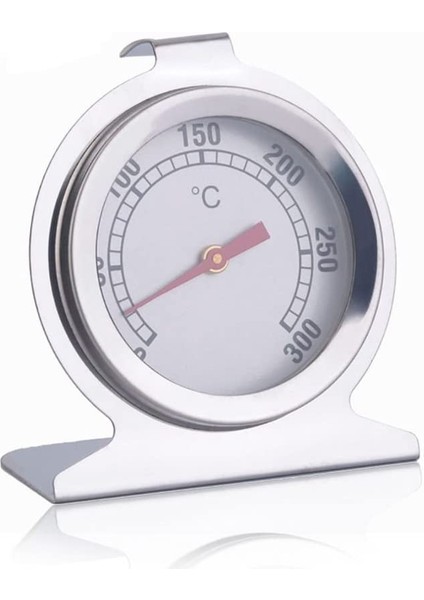 Aek-Tech T0P1 Paslanmaz Çelik Fırın Termometresi, Siyah