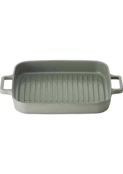 Fika Dikdörtgen Aluminyum Grill Tava 28CM Gri modelleri