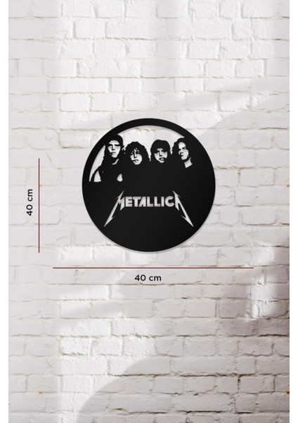 Metallica Temalı Dekoratif Ahşap Tablo fiyatları