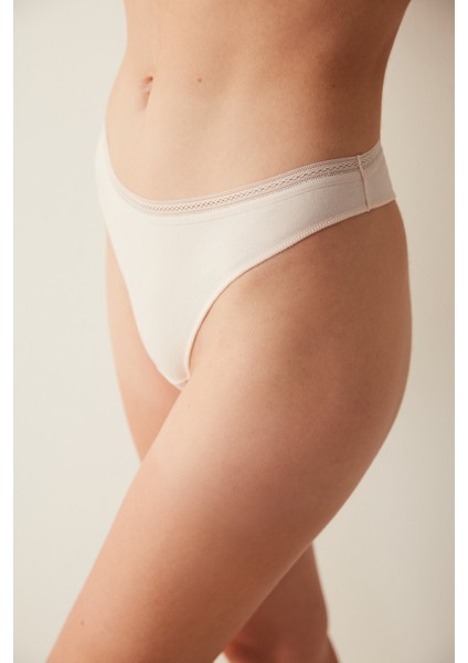 Açık Pembe Pamuklu Easy Brazilian Külot