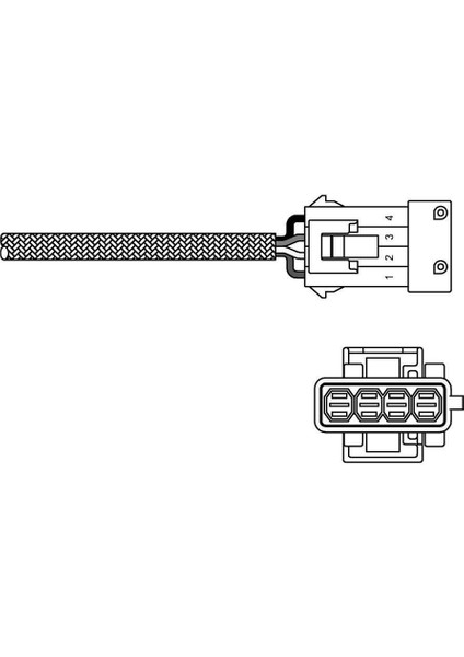 Oksıjen Sensoru Laguna Iı Clıo Iı Berlıngo C2 C3 C4 Saxo P106 P206 P306 P307 P406 P301 C Elysee P308 1,4 / 1,6 / 1,6 16V Jumper Iı Ducato Iı 2,0 (Egsoz Borusuna Gelen)
