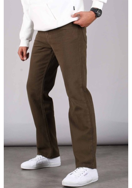 Haki Straight Fit Erkek Jean Pantolon 6312 fiyatları