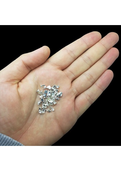 Cam Kırığı Gümüş Teneke Havyar - 50 gr Kalın