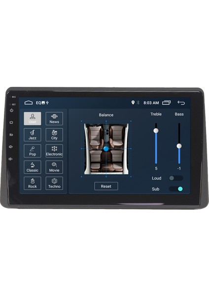 Dacıa Duster Android 11 Carplay Multimedya Ekran Teyp 2GB+16GB fiyatları