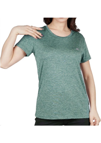 600800 Alpinist Lumi Kadın T-Shirt Yeşil Xs