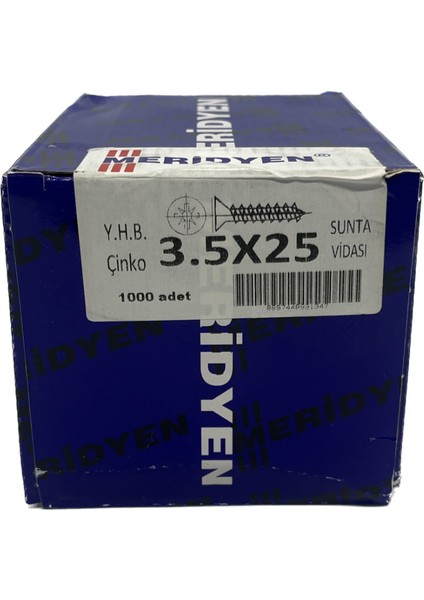 3,5 x 25 Sunta Vidası 1000 Adet modelleri
