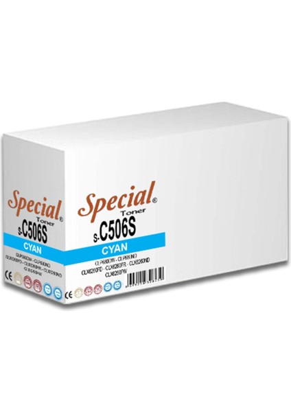 Specıal S-CLT506C Mavi CK506-CLP680ND-CLX6260 4K Toner Mavi 4K
