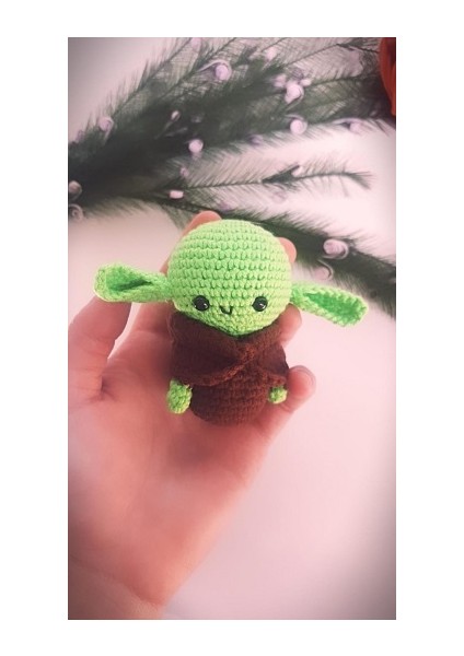 Baby Yoda Anahtarlık (El Örgüsüdür)