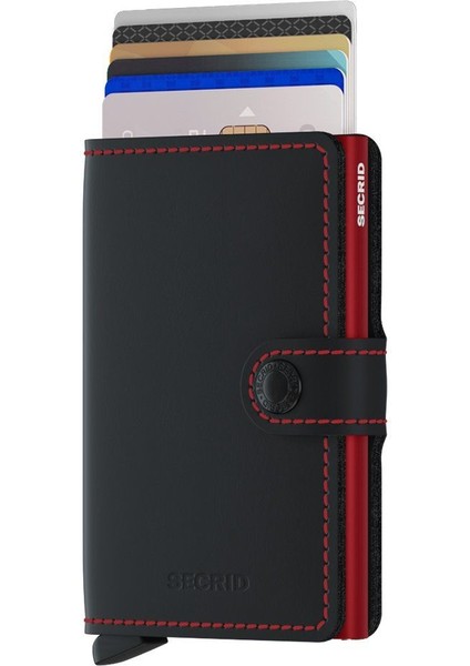 Miniwallet Matte Black& Red, N/a - %100 Orjinal Avrupa Derisi Cüzdan fiyatları
