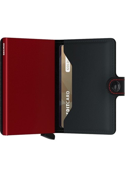 Miniwallet Matte Black& Red, N/a - %100 Orjinal Avrupa Derisi Cüzdan fırsatları