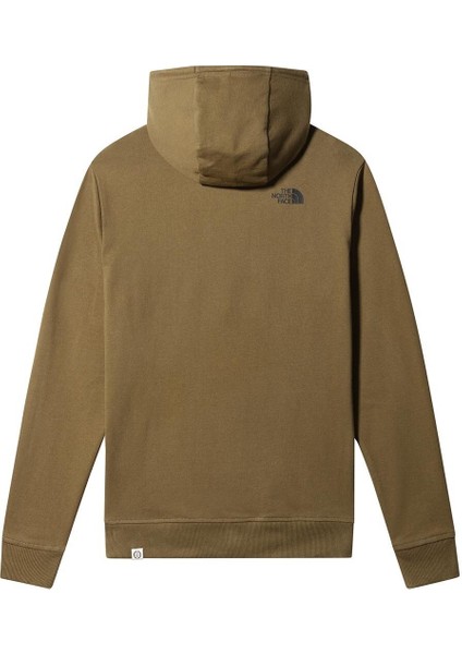 Berkeley California Erkek Yeşil Kapüşonlu Sweatshirt