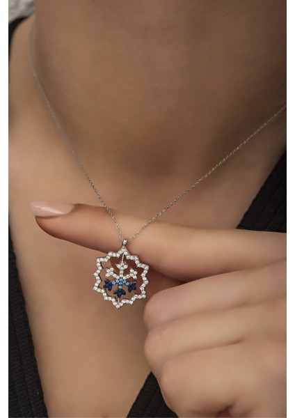 925 Ayar Gümüş 360° Dönebilen Kartanesi Kolye fiyatları