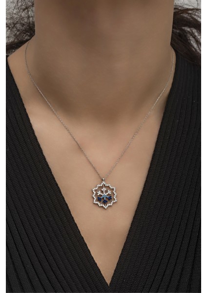 925 Ayar Gümüş 360° Dönebilen Kartanesi Kolye modelleri