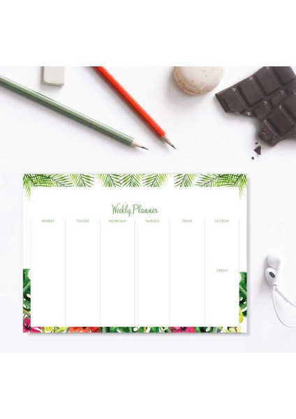 Weekly Planner - Haftalık Planlayıcı (Sümen)