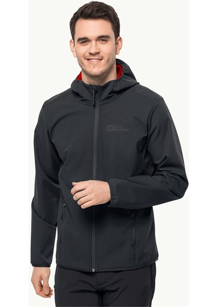 Jack Wolfskin Bornberg Hoody M Siyah Erkek Mont 1307471-6350