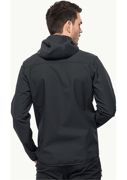 Jack Wolfskin Bornberg Hoody M Siyah Erkek Mont 1307471-6350