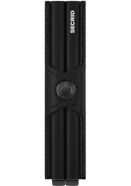Twinwallet Matte Black, N/a - %100 Orjinal Avrupa Derisi Ikiz Cüzdan