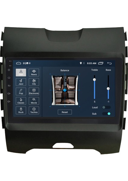 Ford Edge Android 11 Carplay Multimedya Ekran Teyp 2GB+16GB indirimleri