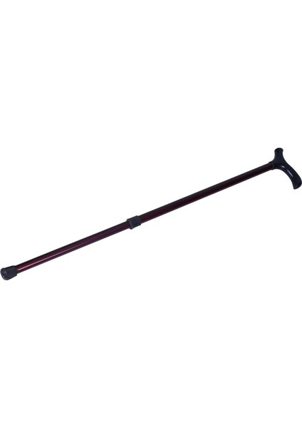 Baston - Asa - Metal Ayarlı Baston - Bordo Renk - 1 Adet