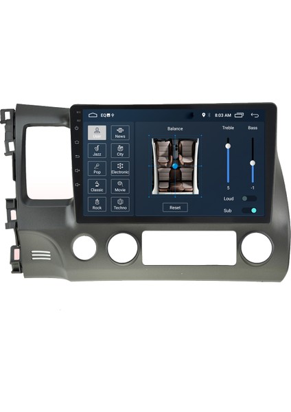 Honda Cıvıc Fd6 Android 11 Carplay Multimedya Ekran Teyp 2GB+16GB indirimleri