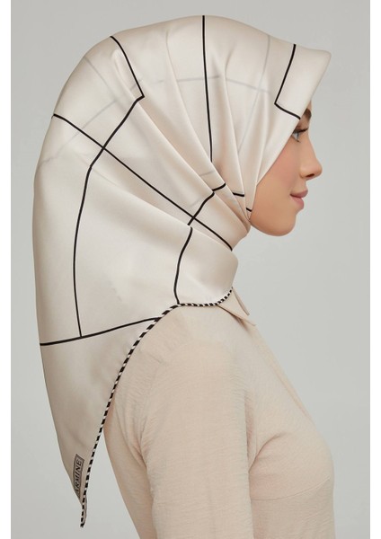 Özel Nostalji Serisi Sura Ipek Eşarp Modelleri 8655DS-06