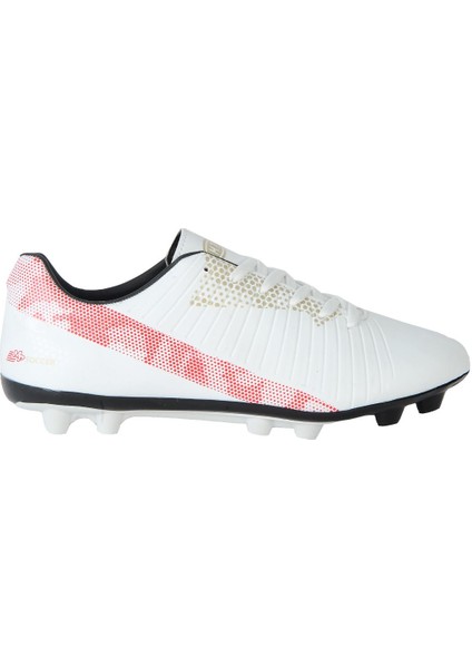 Mp 222-2809MR Beyaz Erkek Krampon Futbol Ayakkabı