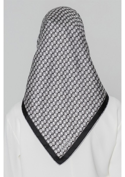 Özel Nostalji Serisi Twill Ipek Eşarp Modelleri 8401D-88