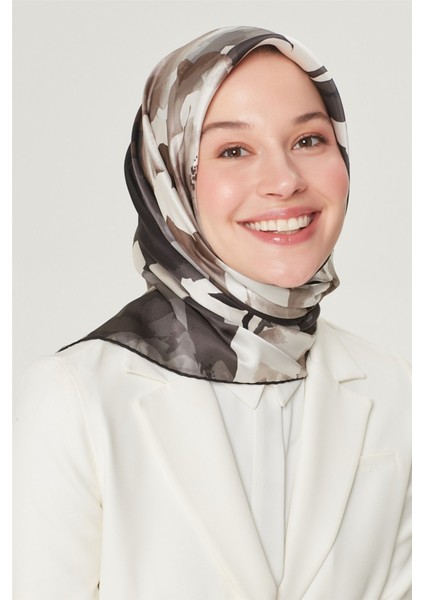Özel Nostalji Serisi Twill Ipek Eşarp Modelleri 8534D-86