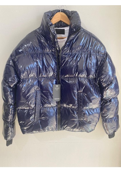 Unisex Lacivert Parlak Mont modelleri