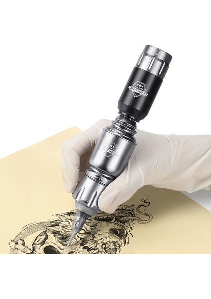 Kablosuz Dövme Cihazı Rocket Tattoo Pen Kaş Göz Dudak Yüz Kalıcı Makyaj Seti Aleti
