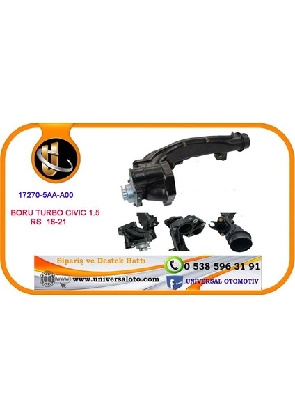 Boru Turbo Cıvıc 1,5 Rs 16-21/crv 1,5 17-19