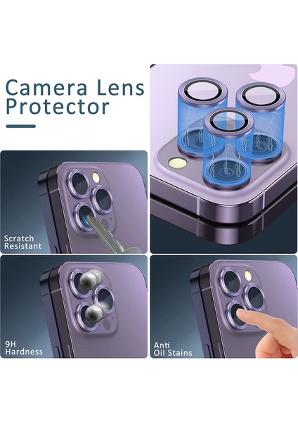 iPhone 14 Pro Max - iPhone 14 Pro Uyumlu Kamera Lens Koruyucu Kılıf Apple iPhone 14 Pro Max fırsatları