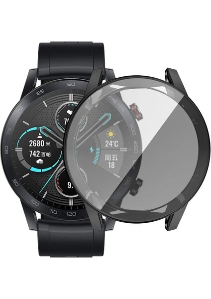Honor Magic Watch 2 (46MM) 360 Tam Koruma Silikon Kılıf Koruyucu