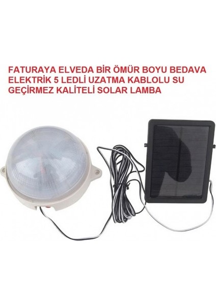 Sensörlü Solar Aydınlatma Güneş Enerjili Lamba