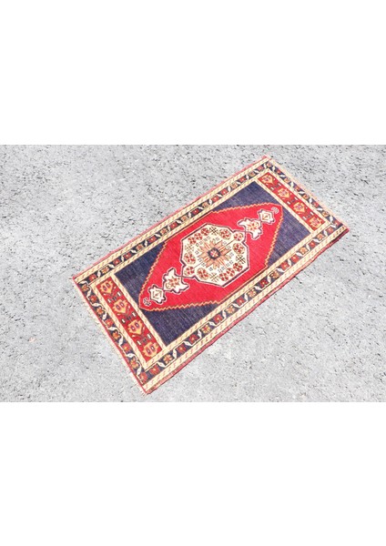 Eskitme Halı, Türk Halısı, Halı, 52X102 cm Kırmızı Halı, Dekoratif Duvar Asma Halı, 3480 fiyatları