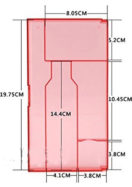 Plastik 5 Bölmeli Çok Amaçlı Seyahat Kutusu Siyah Renk fiyatları