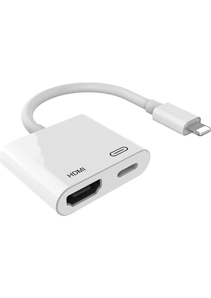 HDMI 1080P Full Hd Iphone, Ipad To Tv Bağlantı Kablosu Ses/video Adaptörü Av Lightning Dönüştürücü