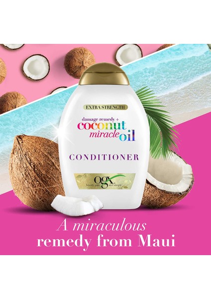 Coconut Miracle Oil For Very Damaged Hair Repairing Nourishing Conditioner 385ML fiyatları