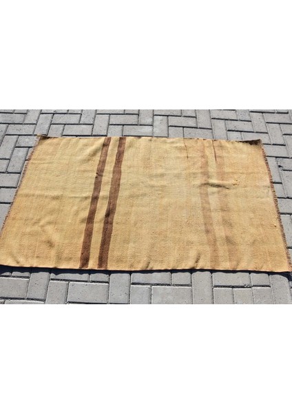 Eskitme Halı, Türk Halısı, Halı, 84X152 cm Kahverengi Halı, Yün Mutfak Halı, Organik Yatak Odası Hal modelleri
