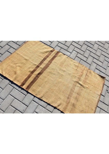 Eskitme Halı, Türk Halısı, Halı, 84X152 cm Kahverengi Halı, Yün Mutfak Halı, Organik Yatak Odası Hal fırsatları