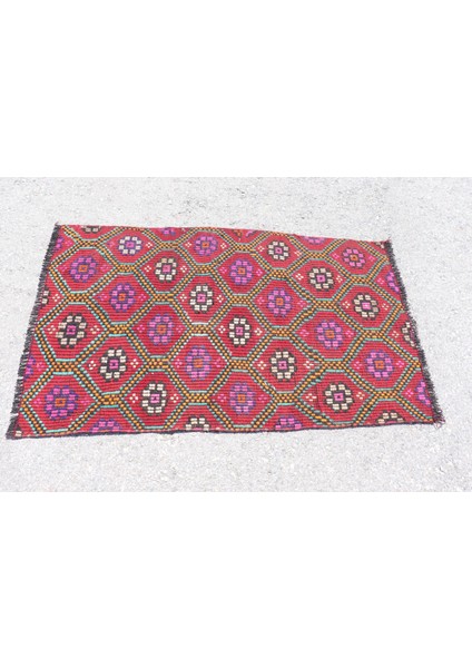 Türk Halısı, Eskitme Halı, Halı, 83X135 cm Kırmızı Halı, Hediyelik Halı, Bahçe Yatak Odası Halı, 7 modelleri