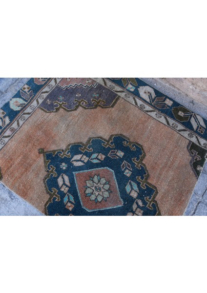 Türk Halısı, Eskitme Halı, Halı, 88X110 cm Kahverengi Halı, Bahçe Duvar Asma Halı, 1793 indirimleri