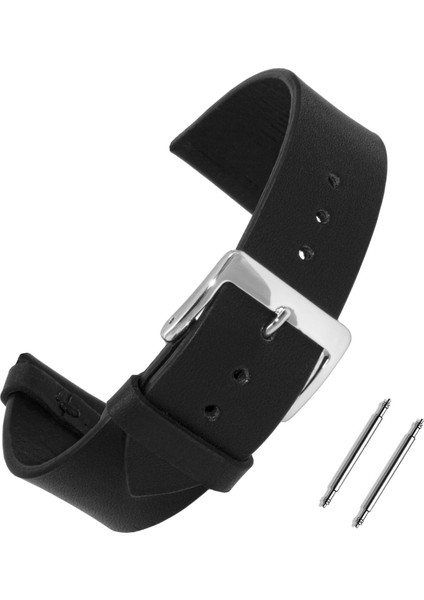 18mm Siyah Deri Saat Kordonu Kayış